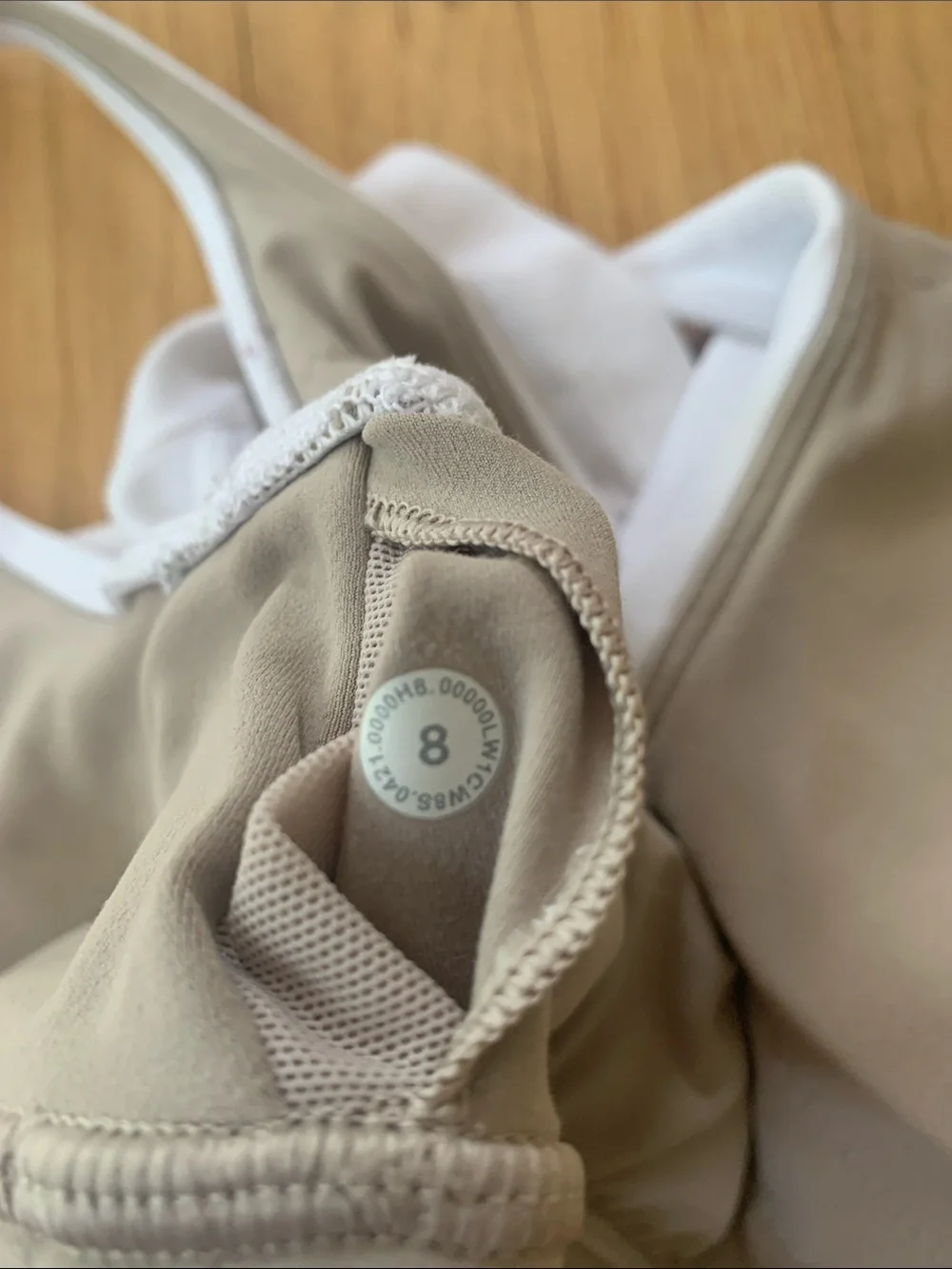 Lululemon Align Tank Top Sports Bra White Size 8